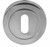Polished Chrome Escutcheon Keyhole Cover 50mm JV503PC