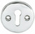 Polished Chrome Standard Keyhole Escutcheon JV603PC