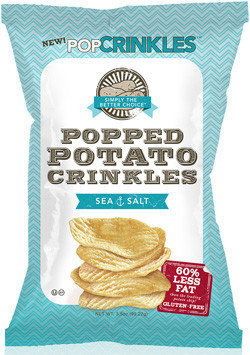 Popped Potato Crinkles - Sea Salt 1.1 Oz (Case of 40)