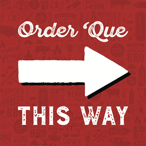 Order Que Floor Decal - Right Arrow