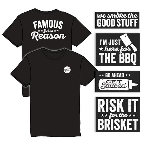 Black Short Sleeve T-Shirt: 5 PACK