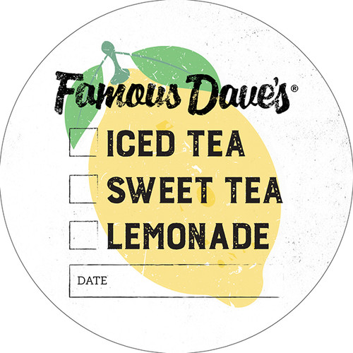Lemonade and Tea Stickers (Rolls of 100)