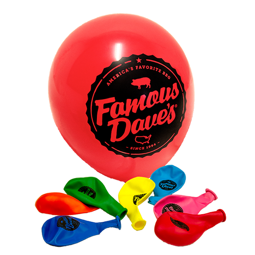 Famous Dave's Bottle Cap Balloons (Pack of 100)