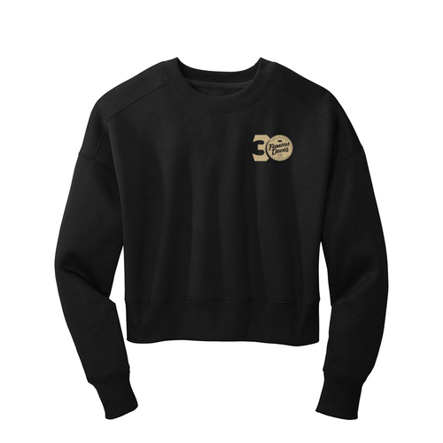 30th Anniverasry Cropped Fleece Crewneck