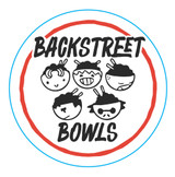 Backstreet Bowls 50mm Circle Sticker | Qty 500