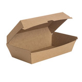 Kraft Clamshell Large Snack Box | 205x107x75mm | Qty 200