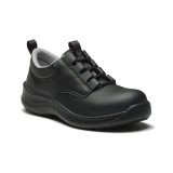 WearerTech Defend Black Microfibre Unisex Lace Up Safety Shoe