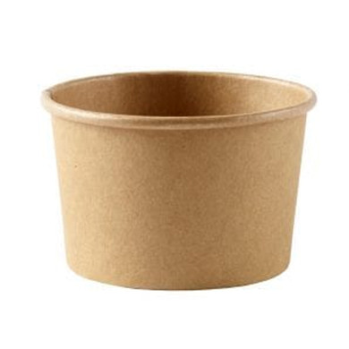 Kraft Soup Pot | 8oz | 95mm Diameter | Qty 1000