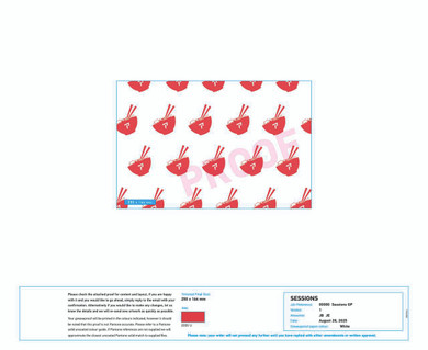 Ivan Ramen Small Greaseproof Paper  250x167mm | Qty 1000