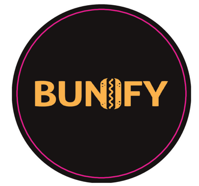 Bunify Regular Logo 50mm Circle Stickers | Qty 500