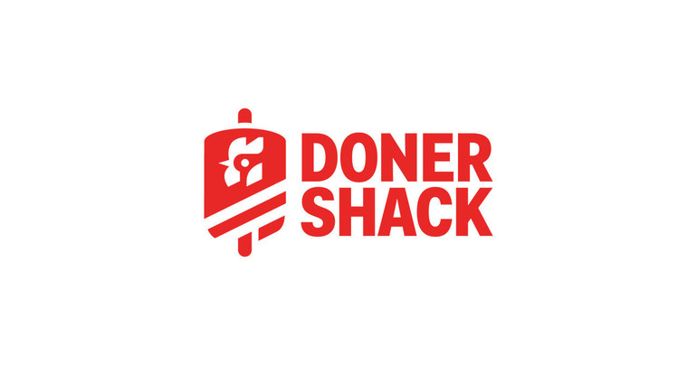 Doner Shack Rectangular Stickers -50x95mm x 2000 units