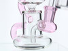 6" Mini Klein Recycler Dab Rig with 14mm Male 90 Degree Banger 25mm Dia - Pink