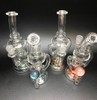 Dekal Glass Klein Recycler: Fillacello Base with Dichro Marble