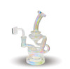 7" Klein Recycler Dab Rig -  Iridescent Dab Rig Floating Recycler -VapeBrat