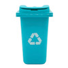 Dab Swab Storage: 5" Trash Bin - Aqua Blue