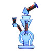 Best Recycler Dab Rig: Klein Double Uptake Recycler Blue by VapeBrat