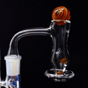 Narrow Hourglass Long Barrel Terp Slurper Spinner Banger Kit With Marble Terp Chain or Terp Pearls Full Weld