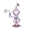 MJ Arsenal Limited Edition 8" Valentine's Day Recycler Dab Rig: Heart to Heart