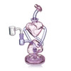 MJ Arsenal Limited Edition 8" Valentine's Day Recycler Dab Rig: Heart to Heart