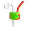 Soda Can Pop Top Dab Rig: Rasta