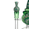 8" American Glass Wig Wag Recycler Dab Rig Kit: Green