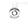 Diamond Embossed Full Weld Control Tower Banger: 14mm Male 90 Degree Angle by Preppy La Peui