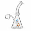 Rick Scientist Mini Beaker Dab Rig Kit with Built-in Quartz Banger
