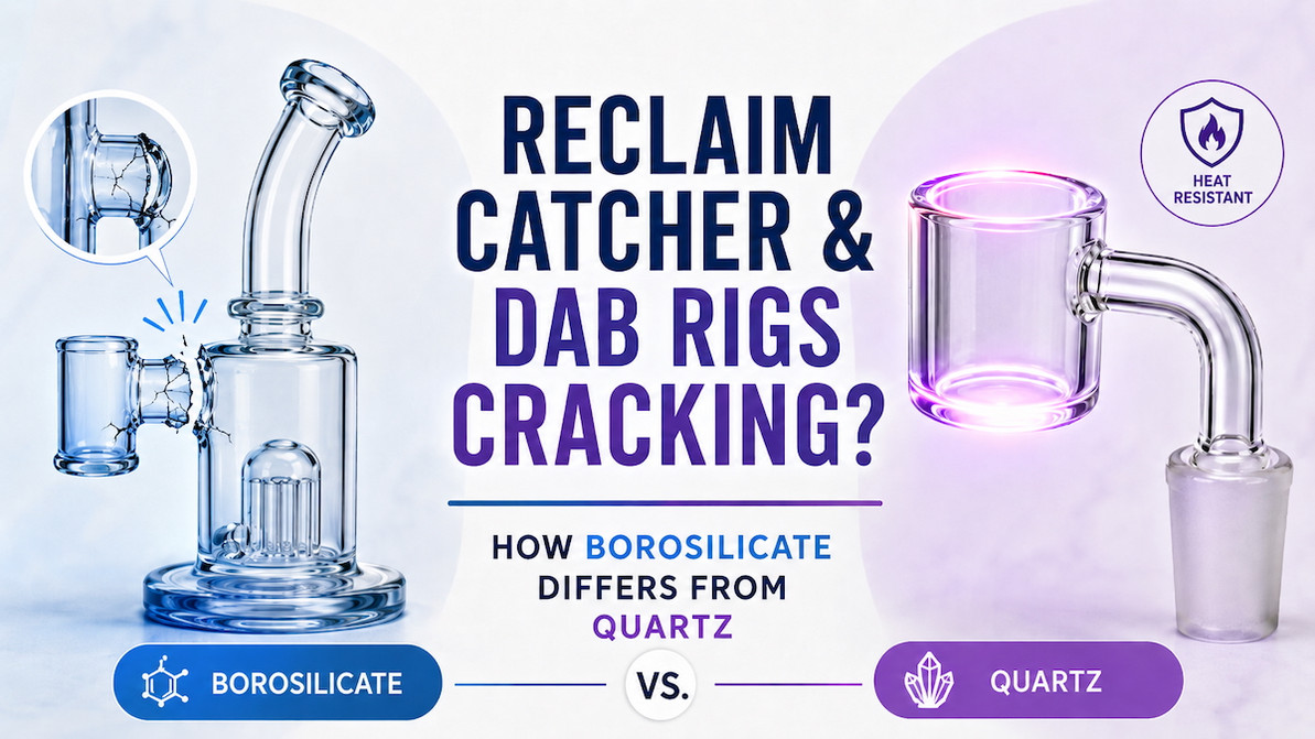 Reclaim Catcher and Dab Rigs Cracking? How Borosilicate Differs From Quartz