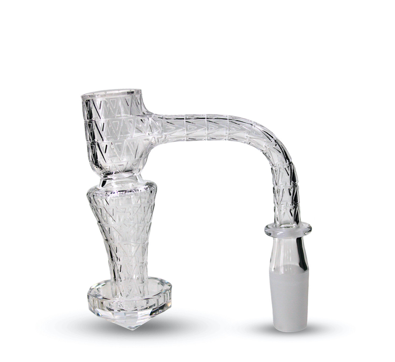 VapeBrat X Preppy: Hourglass Etched Diamond Terp Slurper