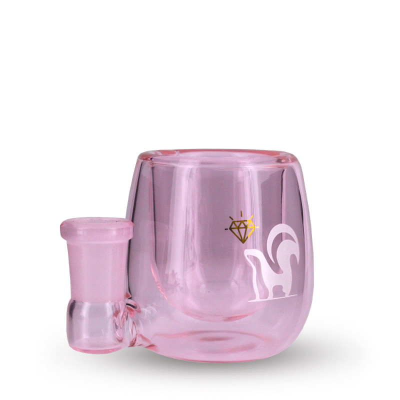 Pink ISO Station Glass Dab Station: Preppy La' Peui - Quartz Banger