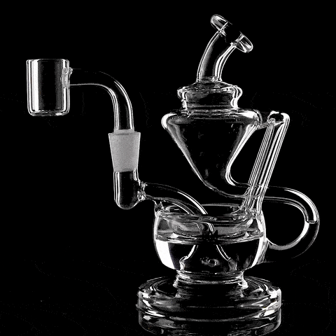 Portable Mini Rig for Dabs: MJ Arsenal Claude - Quartz Banger
