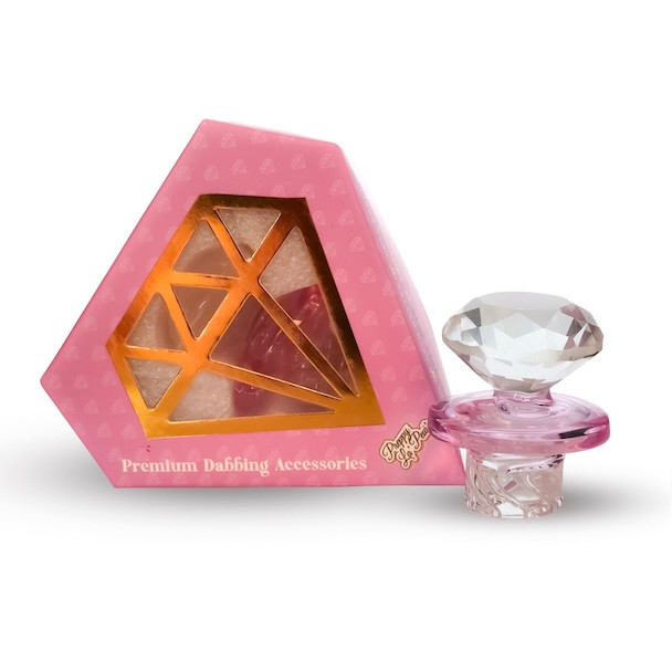 Diamond Vortex Spinner Carb Cap by Preppy La Peui (Pink) - Quartz