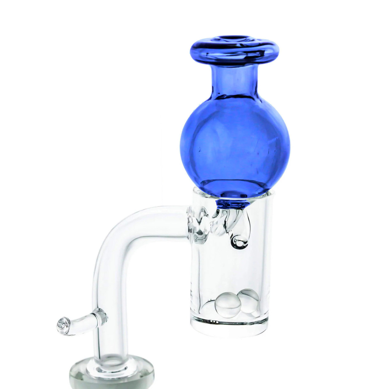 Dual Nozzle Vortex Bubble Carb Cap: Blue