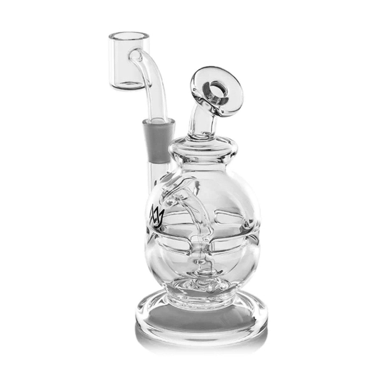 4 Inch 30mm Glass Dab Bong : : Home & Kitchen