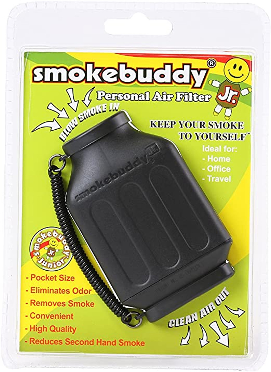 SmokeBuddy Jr Black: Personal Smoke Air Filter