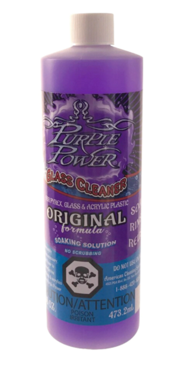 Purple Power Glass Cleaner Ultra+ Instant Formula Shaking Solution 16oz