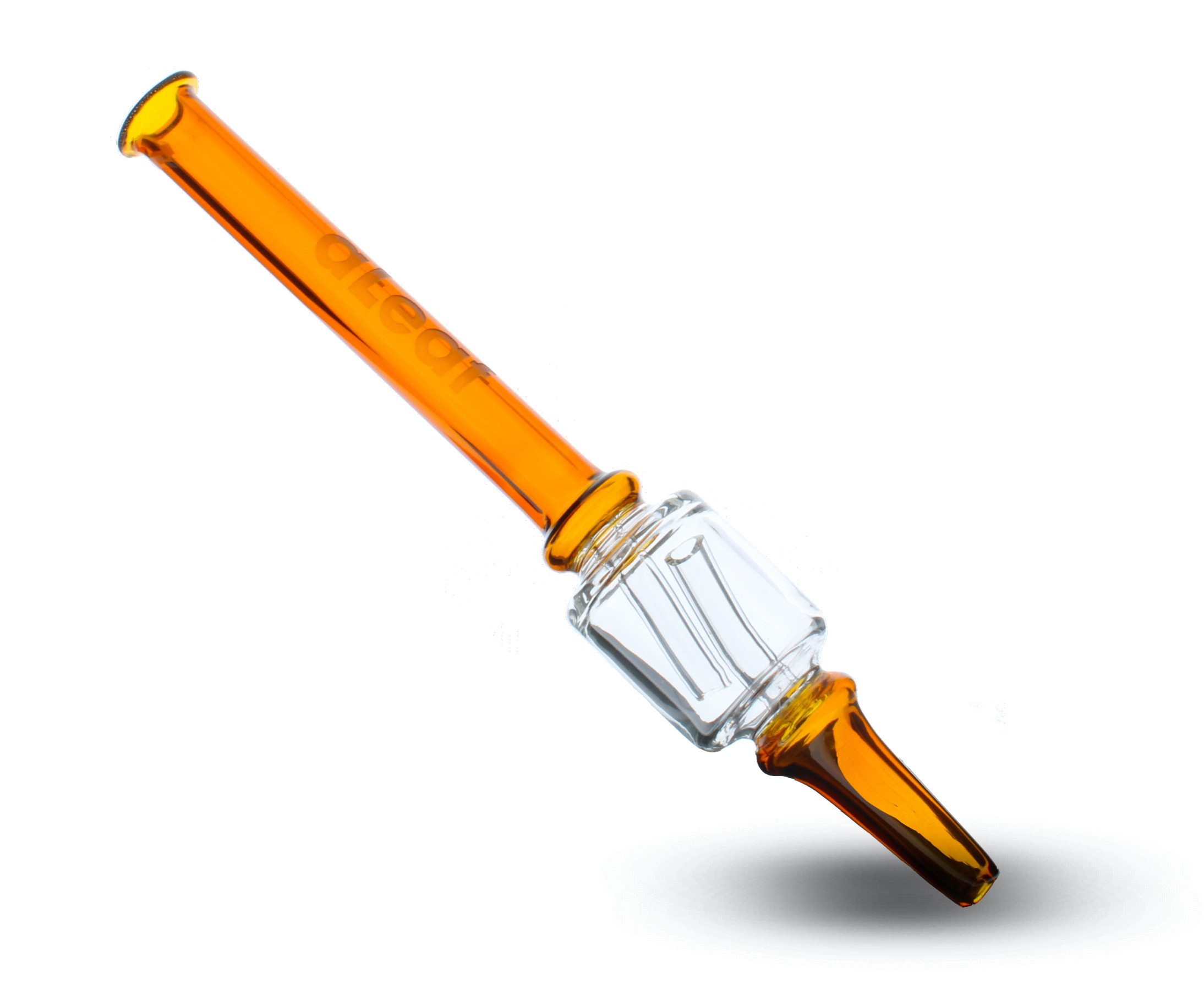 6.5" Nectar Collector with Reclaim Catcher Amber