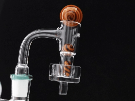 Terp Slurper Enail Banger Full Weld 10mm Male 90 Degree 30mm Dia Bottom