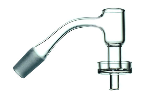 Fully Welded Terp Slurper Enail Banger 14mm Male 45 Degree 25mm Dia Dish