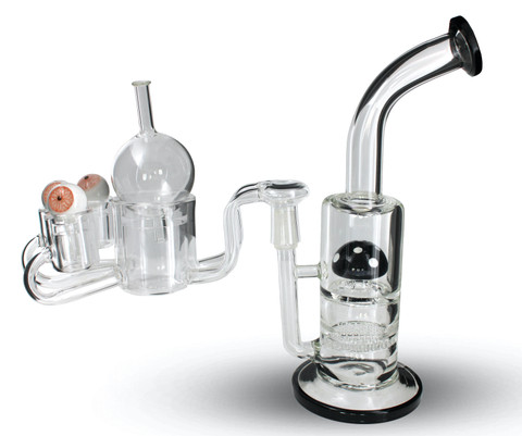 Quad Thermo Quartz Banger: 14mm Female 90 Degree