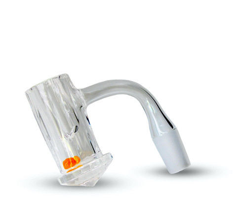 Preppy La' Peui: Diamond Edge Vortex Quartz Banger - 14mm Male 90 Degrees