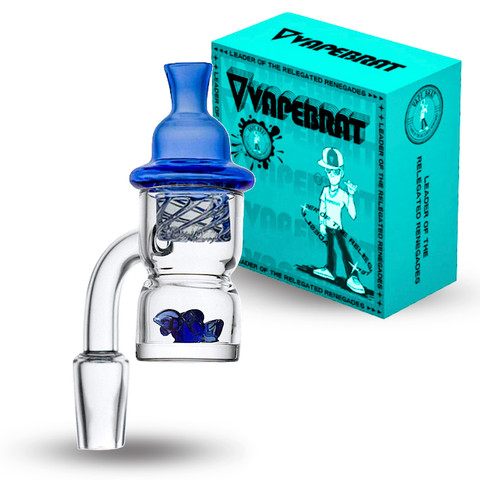 VapeBrat Opaque Splash Guard Banger Kit: 14mm Male 90 Degree