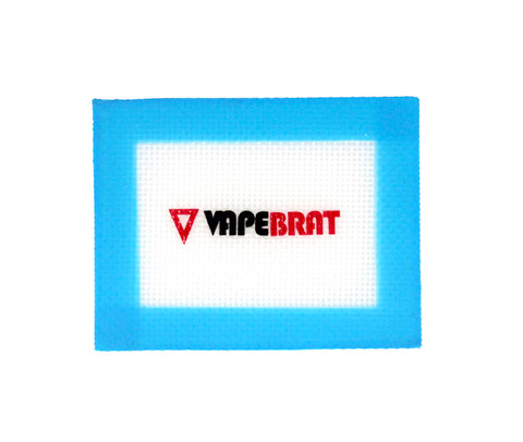 Mini Blue Silicone Dab Mat - 3x4 - VapeBrat