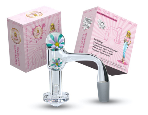 Diamond Terp Slurper Banger - 14mm Male 45 Degree by Preppy La' Peui