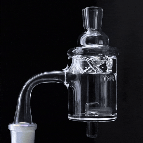 35mm Spinner Carb Cap: Vortex Dab Cap