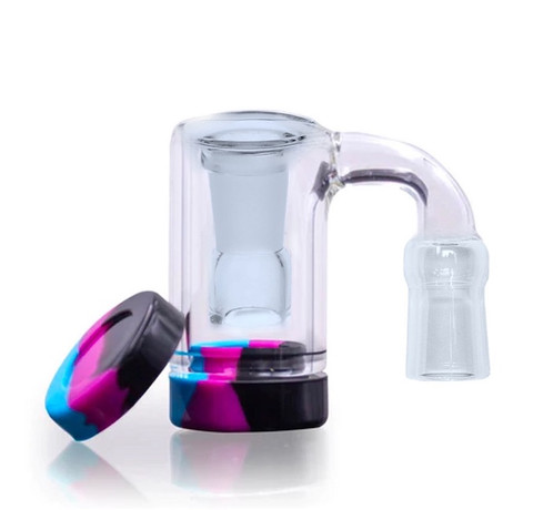 Reclaim Catcher: 14mm Female 90 Degree - Thick Glass Reclaim Catcher For Bangers or Dab Nails