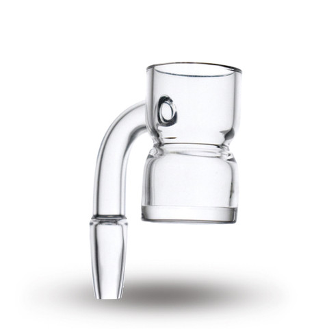 10mm Male 90 Degree Splash Guard Banger w/ Opaque Bottom
