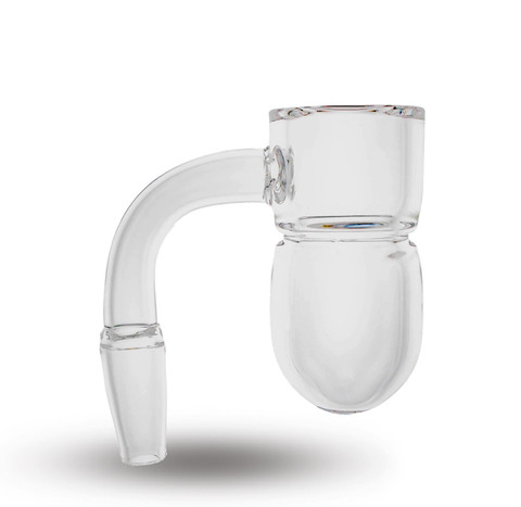 Splashguard Round Bottom Banger: 10mm Male 90 Degree by VapeBrat