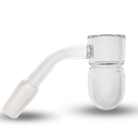 Splashguard Round Bottom Banger: 14mm Male 45 Degree by VapeBrat