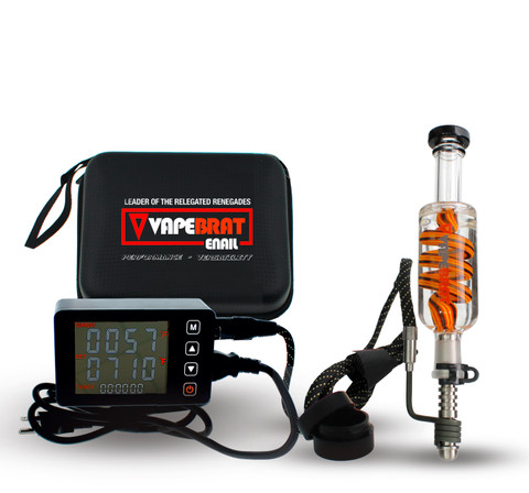 VapeBrat Freeze Electric Nectar Collector Enail: LCD Enail Pro